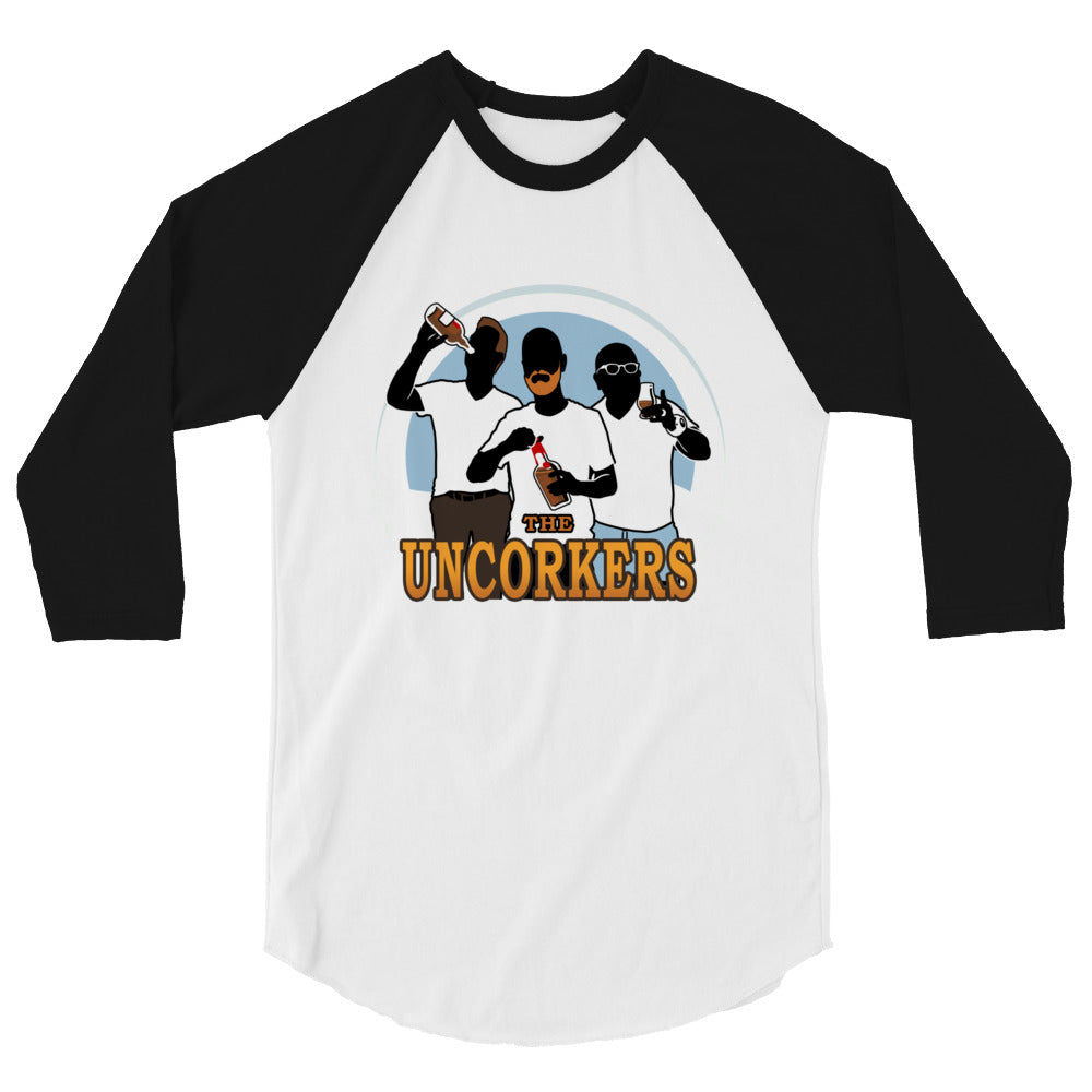 The Uncorkers - 3/4 sleeve raglan shirt