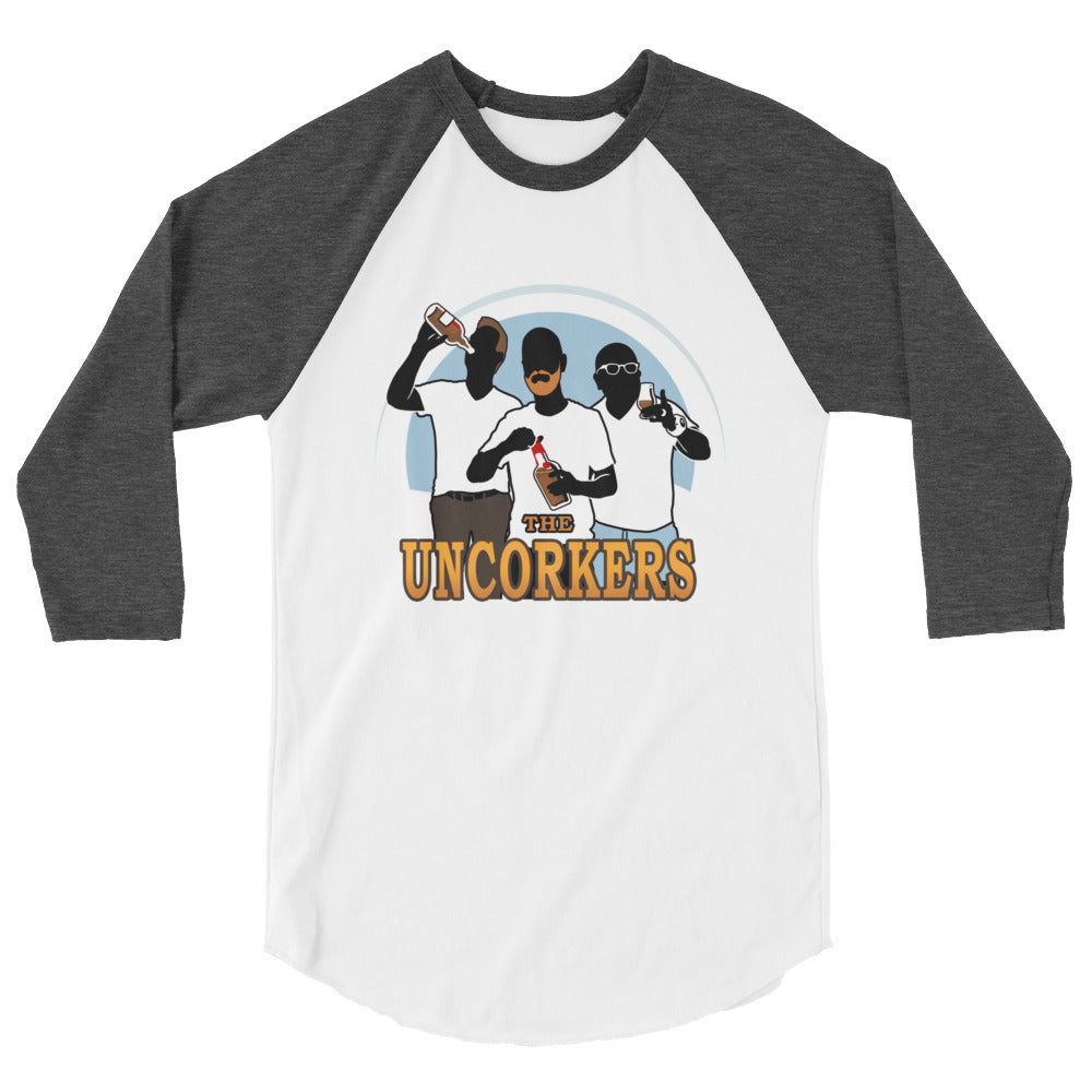 The Uncorkers - 3/4 sleeve raglan shirt