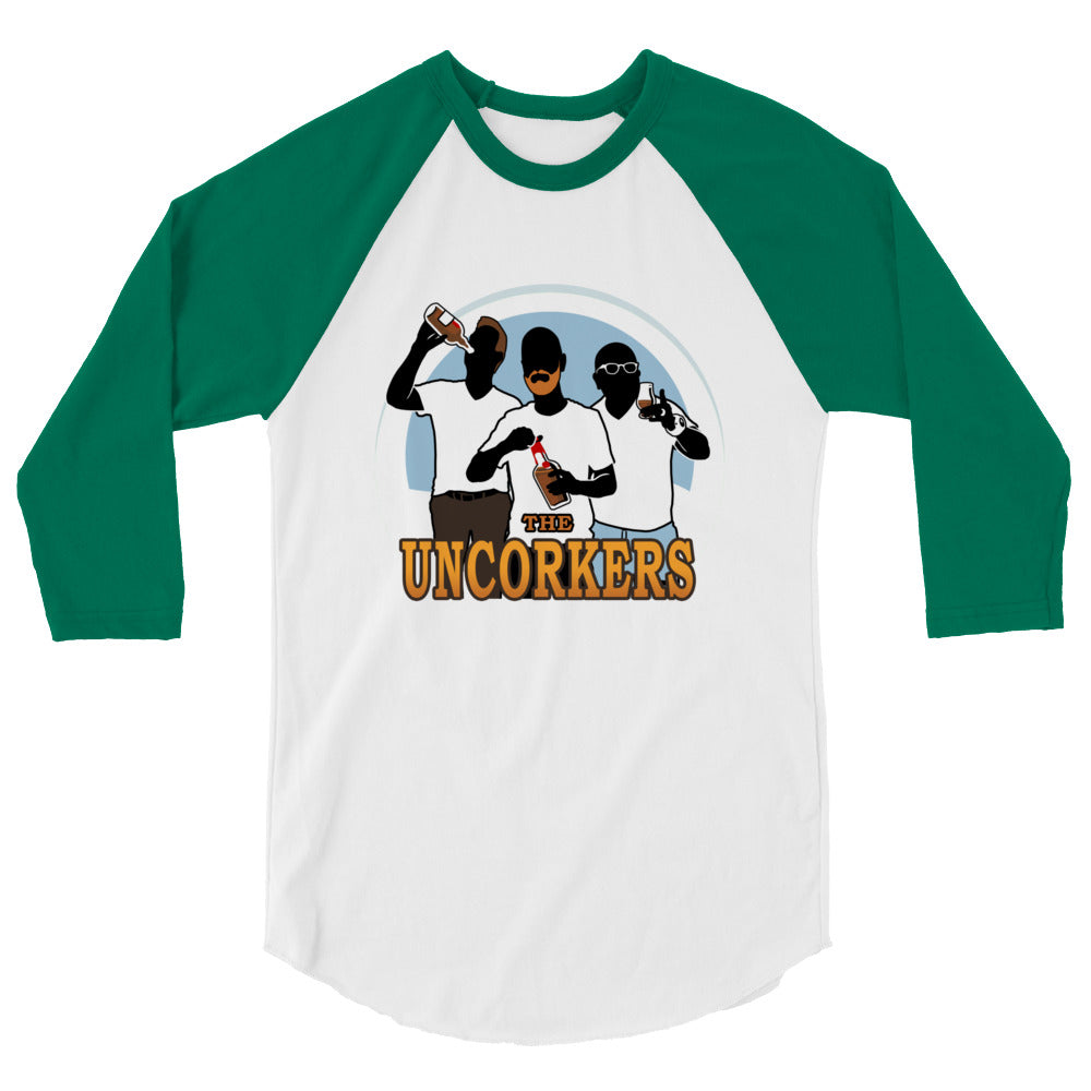 The Uncorkers - 3/4 sleeve raglan shirt