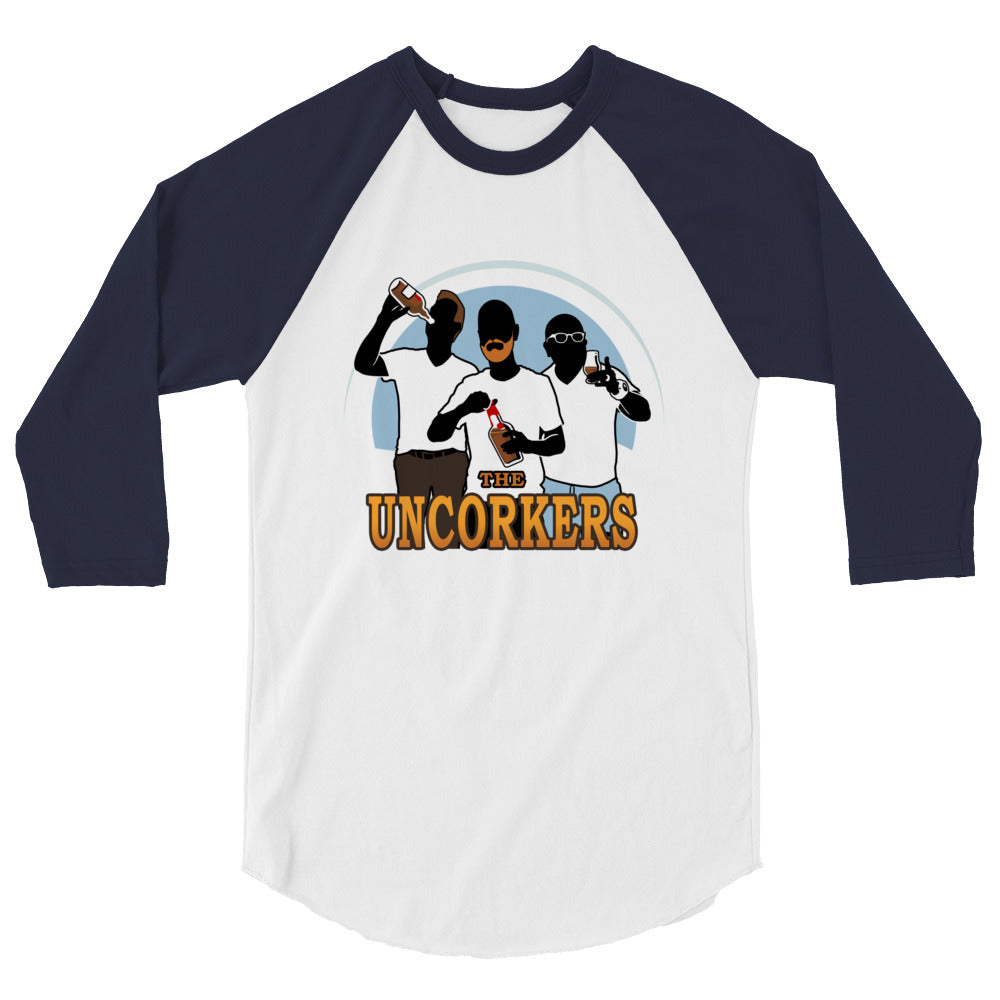 The Uncorkers - 3/4 sleeve raglan shirt