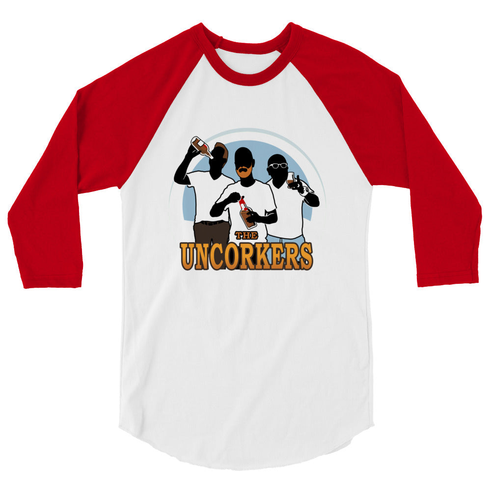 The Uncorkers - 3/4 sleeve raglan shirt