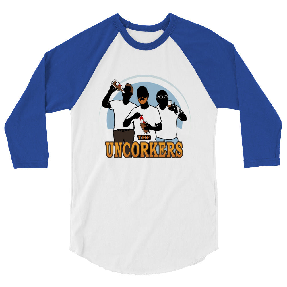 The Uncorkers - 3/4 sleeve raglan shirt