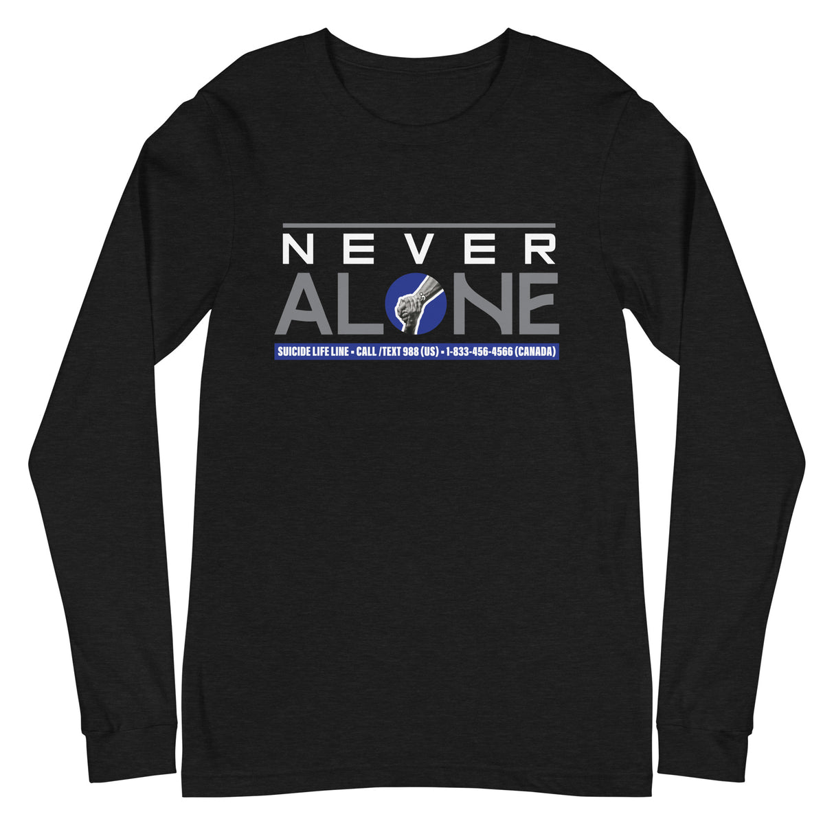 Never Alone - Long Sleeve Tee