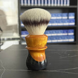 Never Alone 6 #103 26mm AK47 Synthetic Fan Knot Resin Handle Shaving Brush