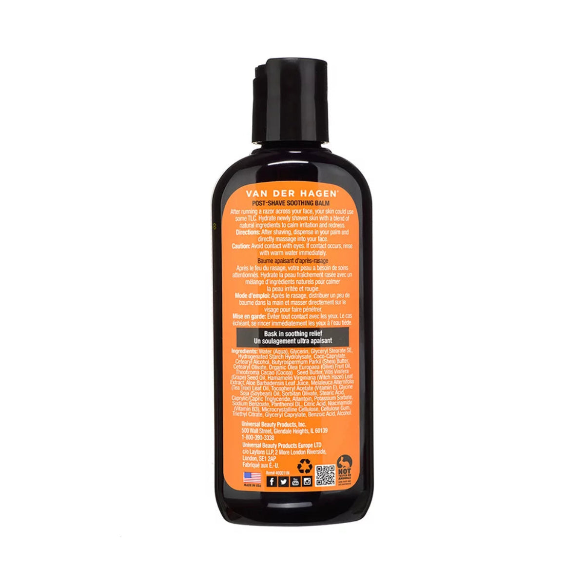 Van Der Hagen Post Shave Soothing Balm 3.4oz