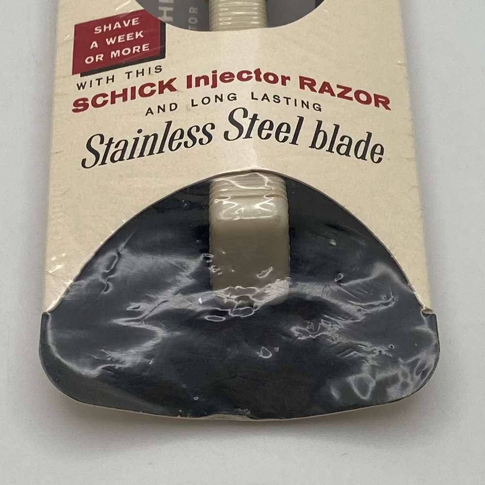 Vintage 1960-1964 Schick Single Edge Injector Safety Razor