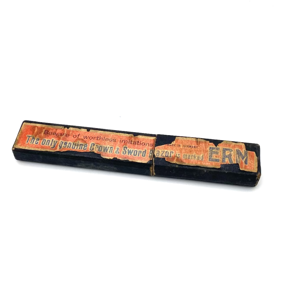 Vintage Crown & Sword Straight Razor