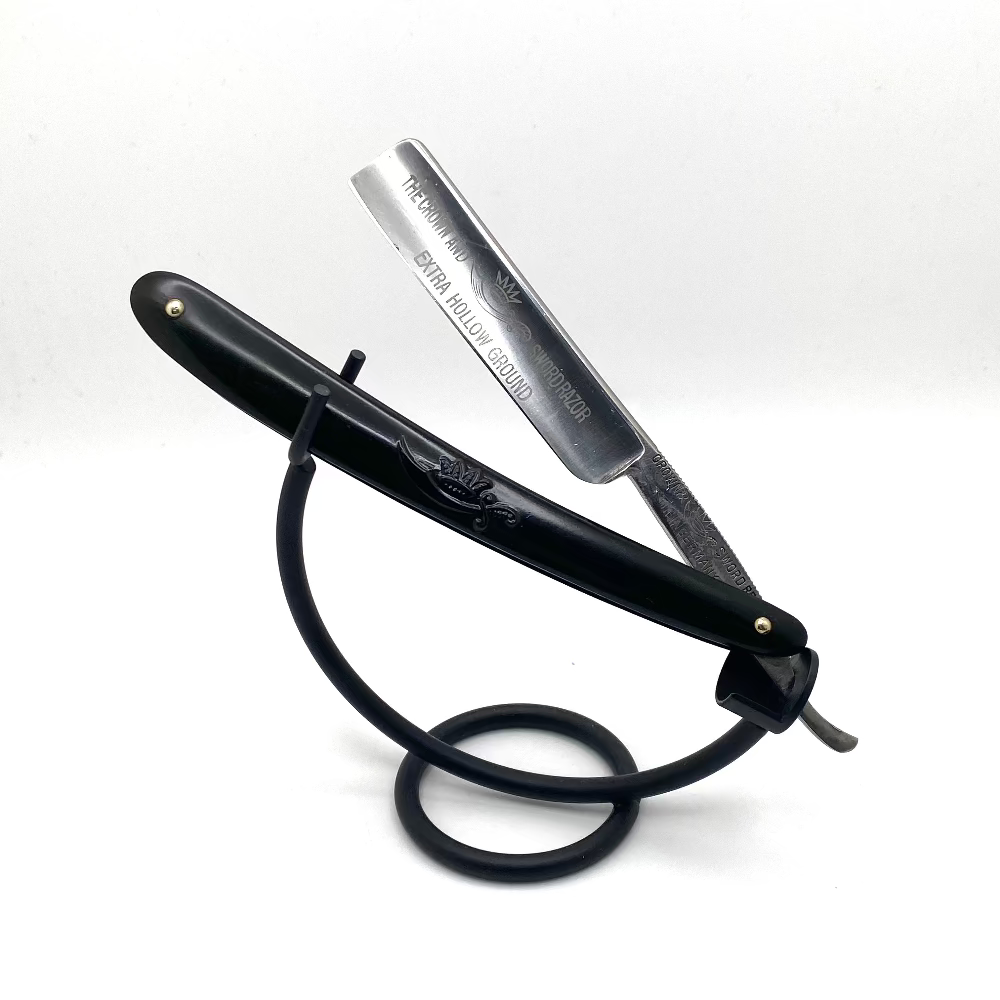 Vintage Crown & Sword Straight Razor