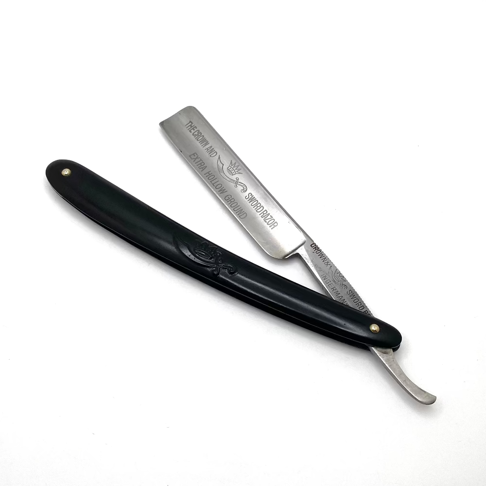 Vintage Crown & Sword Straight Razor