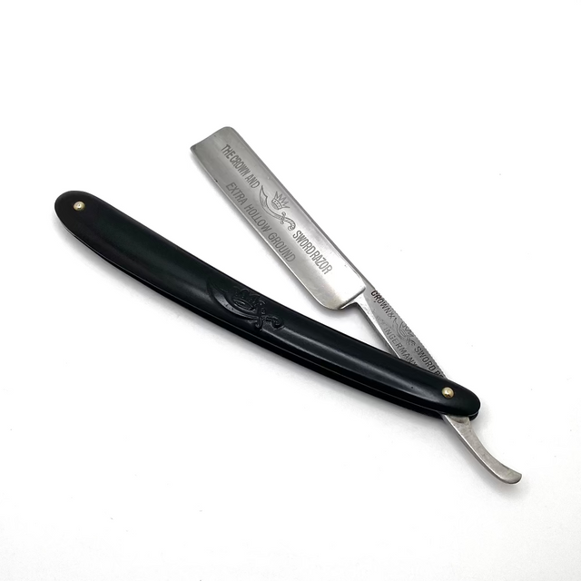Vintage Crown & Sword Straight Razor
