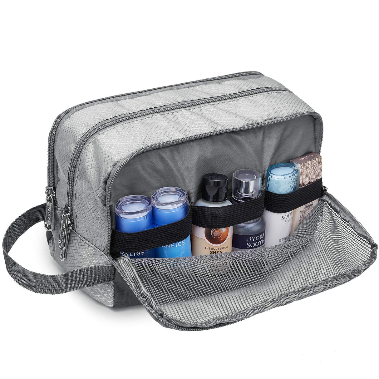 Wandf - Shaving and Grooming Travel Dopp Kit - Grey