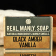 Wet Shaving Products Black Amber Vanille Bar Soap