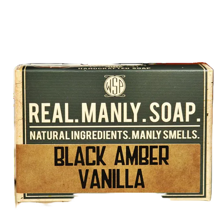 Wet Shaving Products Black Amber Vanille Bar Soap