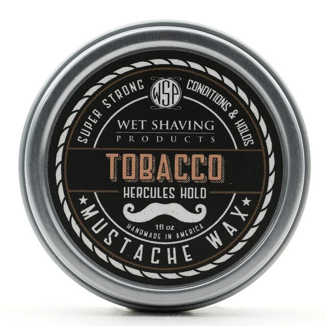 Wet Shaving Products Mustache Wax Hercules Hold Tobacco