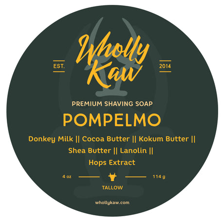 Wholly Kaw Shave Soap Samples 1/4oz