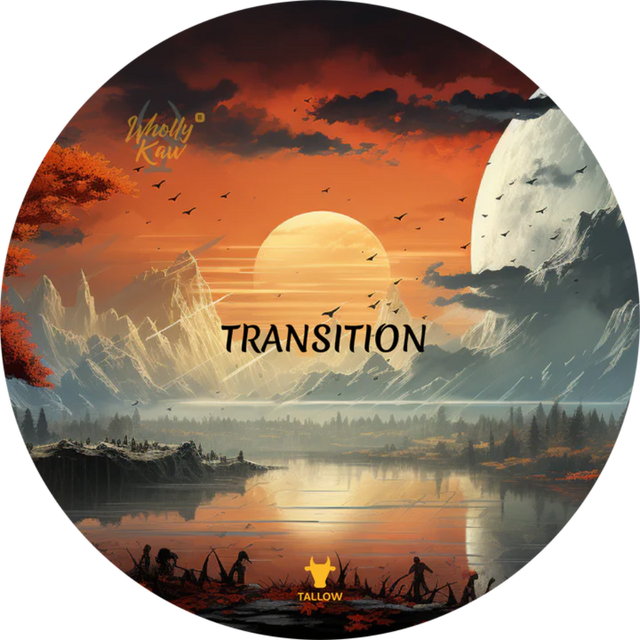 Wholly Kaw Transition Crème Fraîche Tallow Shave Soap 4oz