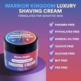 Wholly Kaw Warrior Kingdom Shaving Cream Peppermint Eucalyptus 5.3oz