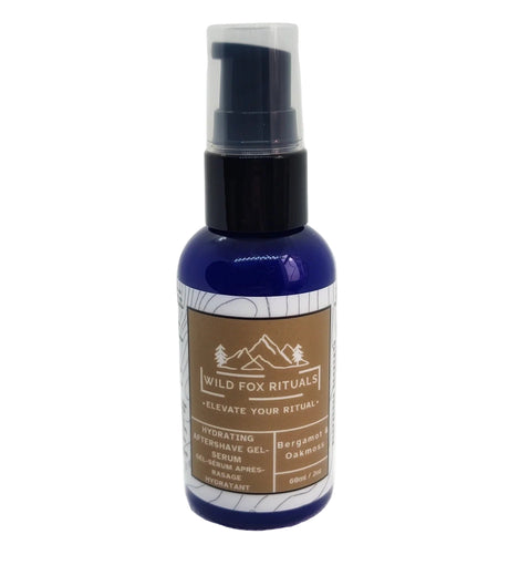 Wild Fox Rituals Bergamot & Oakmoss Hydrating Aftershave Gel-Serum 2oz