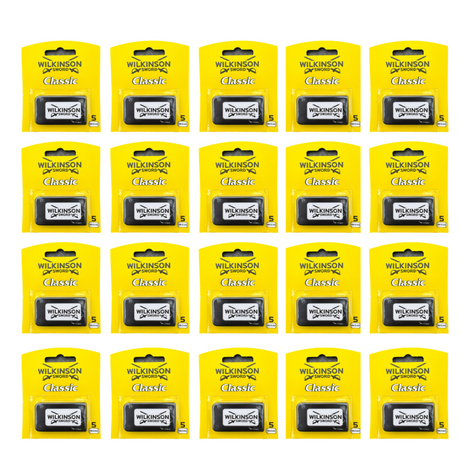 Wilkinson Sword Classic Double Edge Razor Blades Blister Pack