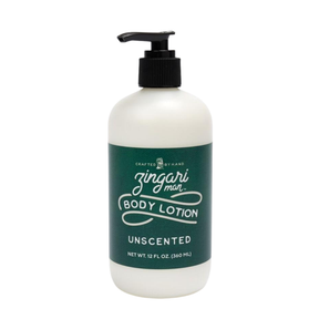 Zingari Man Unscented Body Lotion 12oz