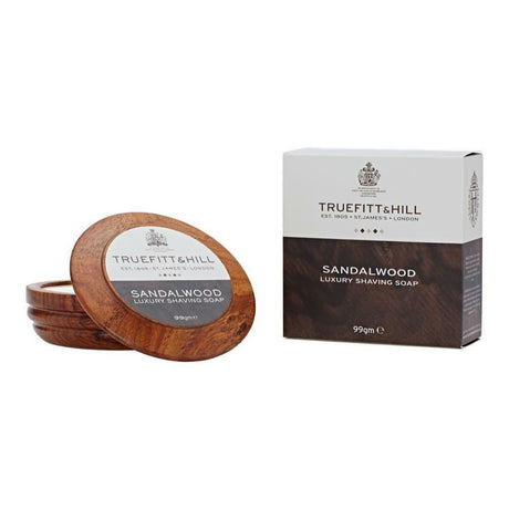 Truefitt & Hill - Sandalwood - Shaving Soap in Wooden Bowl - 99g