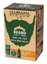 Clubman Beard 3 Piece Kit (Beard Conditioner, Balm & Oil)