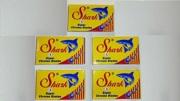50 Shark Super Chrome Double Edge Safety Razor Blades