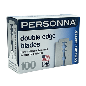 100 Personna Stainless Steel Double Edge Razor Blades - Made in USA