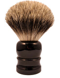 Col. Conk - "Howitzer" 2nd Grade Badger Shaving Brush - Black Handle