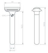 Hone - Type 15s Safety Razor - Stainless Steel