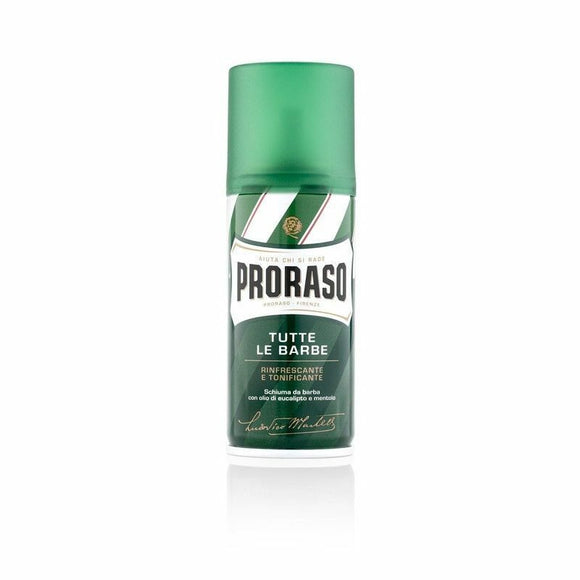 Proraso Green Shaving Foam W/ Eucalyptus & Menthol Mousse 100 ml