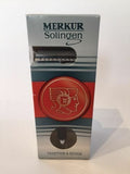 Merkur 20C Classic Double-Edge Safety Razor, Extra-Long Matte Black Handle