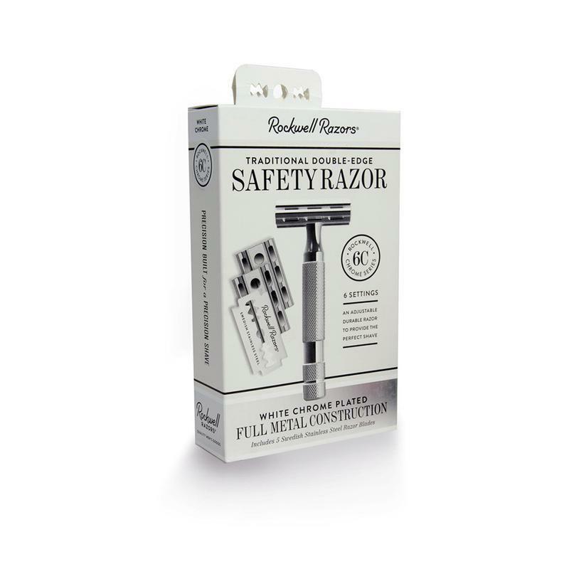 Rockwell Razors - 6C Razor - White Chrome
