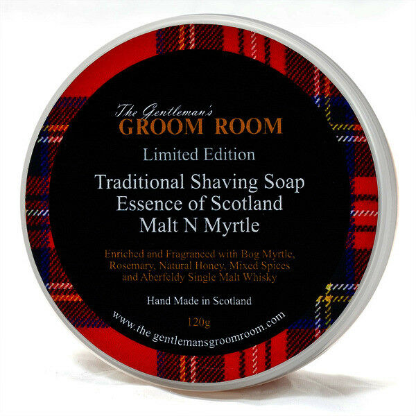 Essence of Scotland - Malt N Myrtle - Traditional Shaving Soap 120g
