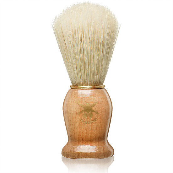 Dreadnought Avenger Natural Bristle Shave Brush with Natural Wood Handle