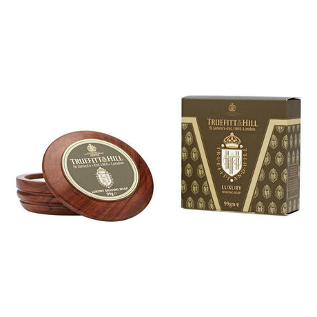 Truefitt & Hill - Luxury - Shaving Soap in Wooden Bowl - 99g