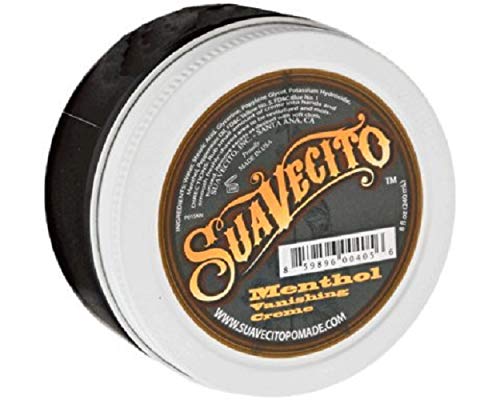 Suavecito Aftershave Menthol Vanishing Crème, 8 oz