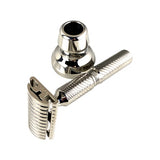 Timeless-Razor - Stainless Steel SLIM Edition Safety Razor with Stand