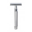 Edwin Jagger DE89 Knurled DE Double Edge Safety Razor (Chrome)