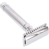 Edwin Jagger DE89 Knurled DE Double Edge Safety Razor (Chrome)