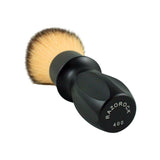 RazoRock 400 Plissoft Synthetic Shaving Brush - Matte Black Handle