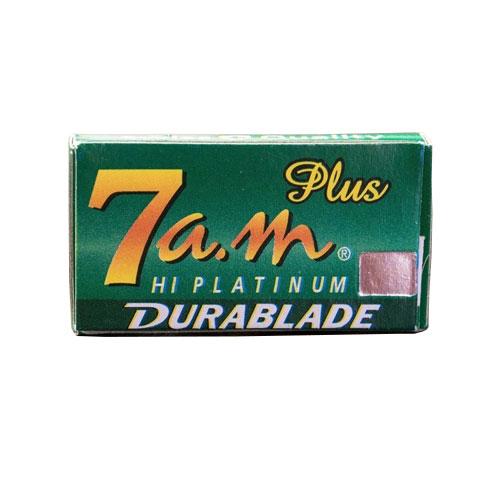 Durablade - 7AM Plus Hi Platinum  Double-Edge Razor Blades - 5 Pack