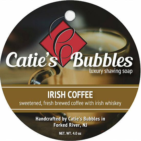 Catie's Bubbles - Irish Coffee - Luxury Shaving Soap 4oz