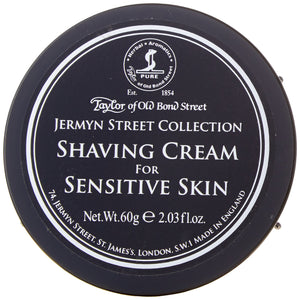 Taylor of Old Bond Street - Jermyn Street Shaving Cream for Sensitive Skin - Travel Size