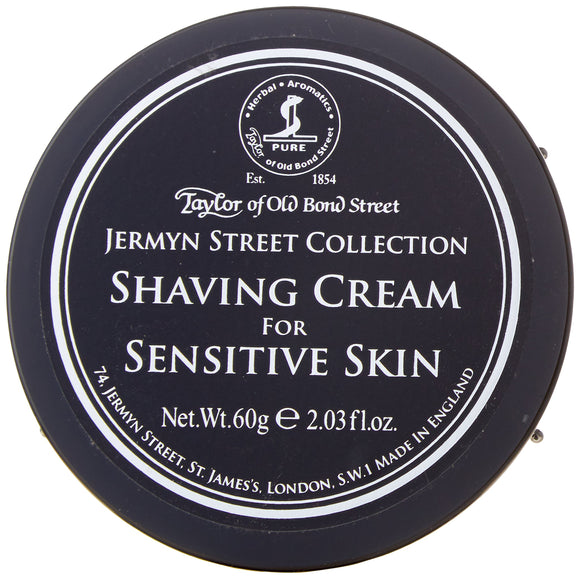 Taylor of Old Bond Street - Jermyn Street Shaving Cream for Sensitive Skin - Travel Size