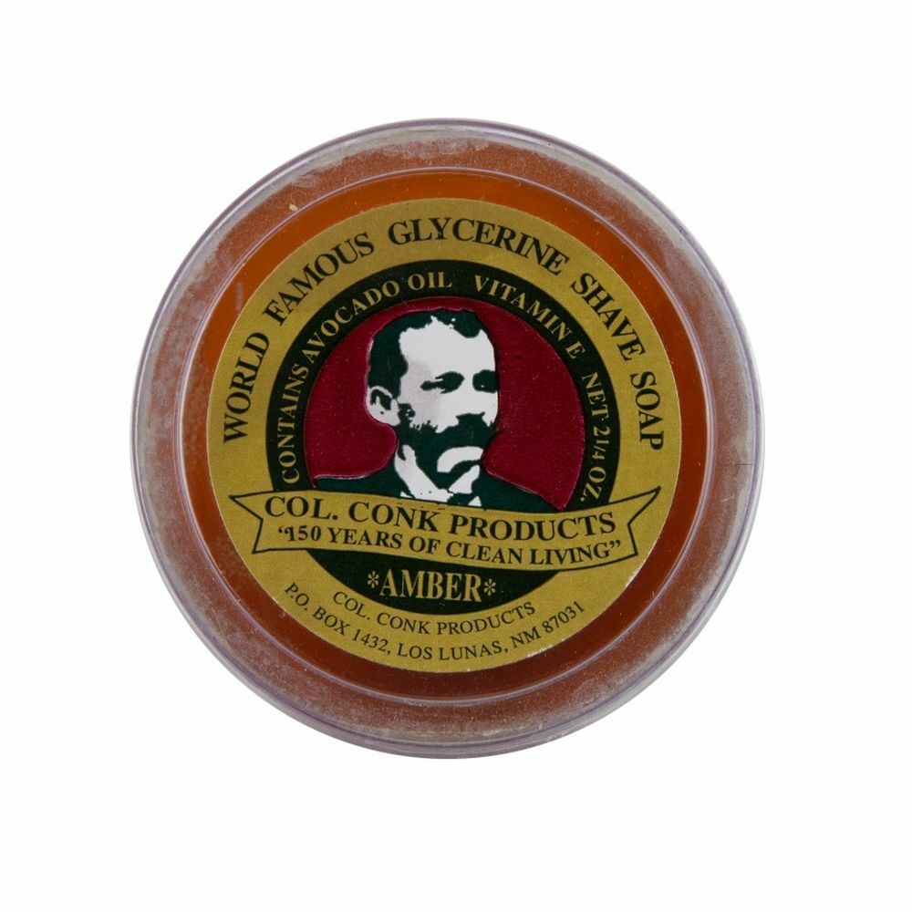 Col. Conk - Amber Glycerin Shave Soap - 2.25oz