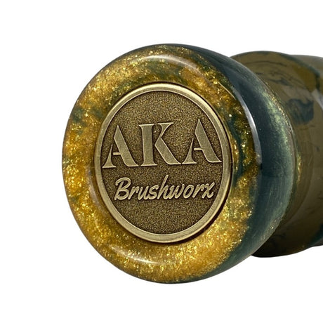 AKA Brushworx - Synthetic AK5 Bulb - 24mm Mossy Oak Resin Handle