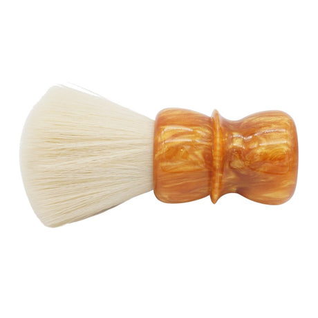 AP Shave Co. - 24mm Cashmere - Orange Resin Synthetic Shaving Brush