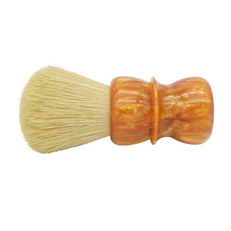 AP Shave Co. - 24mm Faux Boar - Orange Resin Synthetic Shaving Brush