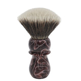 AP Shave Co. - 24mm G5C - Synthetic Shaving Brush - Mocha Brown Handle